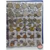 Image 7 : BINDER LOT - BULK BUY : FOREIGN COIN - VARIETY (300+) (Blue Binder) (See Handwritten List in Photos)