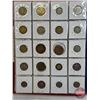 Image 10 : BINDER LOT - BULK BUY : FOREIGN COIN - VARIETY (180) (Red Binder) (See Handwritten List in Photos)