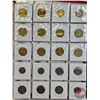 Image 12 : BINDER LOT - BULK BUY : FOREIGN COIN - VARIETY (180) (Red Binder) (See Handwritten List in Photos)