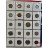 Image 16 : BINDER LOT - BULK BUY : FOREIGN COIN - VARIETY (180) (Red Binder) (See Handwritten List in Photos)