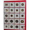 Image 17 : BINDER LOT - BULK BUY : FOREIGN COIN - VARIETY (180) (Red Binder) (See Handwritten List in Photos)