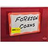 Image 22 : BINDER LOT - BULK BUY : FOREIGN COIN - VARIETY (180) (Red Binder) (See Handwritten List in Photos)