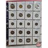 Image 5 : BINDER LOT - BULK BUY : FOREIGN COIN - VARIETY (180) (Red Binder) (See Handwritten List in Photos)