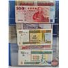 Image 10 : BINDER LOT - BULK BUY : FOREIGN BILLS/NOTES - VARIETY (90+) (Blue Binder) (See Handwritten List in P