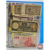 Image 11 : BINDER LOT - BULK BUY : FOREIGN BILLS/NOTES - VARIETY (90+) (Blue Binder) (See Handwritten List in P