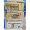 Image 12 : BINDER LOT - BULK BUY : FOREIGN BILLS/NOTES - VARIETY (90+) (Blue Binder) (See Handwritten List in P
