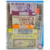 Image 13 : BINDER LOT - BULK BUY : FOREIGN BILLS/NOTES - VARIETY (90+) (Blue Binder) (See Handwritten List in P