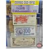 Image 14 : BINDER LOT - BULK BUY : FOREIGN BILLS/NOTES - VARIETY (90+) (Blue Binder) (See Handwritten List in P