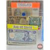 Image 15 : BINDER LOT - BULK BUY : FOREIGN BILLS/NOTES - VARIETY (90+) (Blue Binder) (See Handwritten List in P