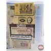 Image 25 : BINDER LOT - BULK BUY : FOREIGN BILLS/NOTES - VARIETY (90+) (Blue Binder) (See Handwritten List in P