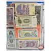 Image 26 : BINDER LOT - BULK BUY : FOREIGN BILLS/NOTES - VARIETY (90+) (Blue Binder) (See Handwritten List in P