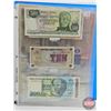 Image 27 : BINDER LOT - BULK BUY : FOREIGN BILLS/NOTES - VARIETY (90+) (Blue Binder) (See Handwritten List in P