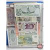 Image 28 : BINDER LOT - BULK BUY : FOREIGN BILLS/NOTES - VARIETY (90+) (Blue Binder) (See Handwritten List in P