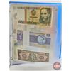 Image 29 : BINDER LOT - BULK BUY : FOREIGN BILLS/NOTES - VARIETY (90+) (Blue Binder) (See Handwritten List in P