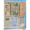 Image 31 : BINDER LOT - BULK BUY : FOREIGN BILLS/NOTES - VARIETY (90+) (Blue Binder) (See Handwritten List in P