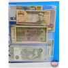Image 37 : BINDER LOT - BULK BUY : FOREIGN BILLS/NOTES - VARIETY (90+) (Blue Binder) (See Handwritten List in P