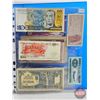 Image 39 : BINDER LOT - BULK BUY : FOREIGN BILLS/NOTES - VARIETY (90+) (Blue Binder) (See Handwritten List in P