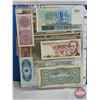 Image 40 : BINDER LOT - BULK BUY : FOREIGN BILLS/NOTES - VARIETY (90+) (Blue Binder) (See Handwritten List in P