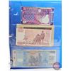 Image 41 : BINDER LOT - BULK BUY : FOREIGN BILLS/NOTES - VARIETY (90+) (Blue Binder) (See Handwritten List in P