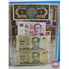 Image 7 : BINDER LOT - BULK BUY : FOREIGN BILLS/NOTES - VARIETY (90+) (Blue Binder) (See Handwritten List in P