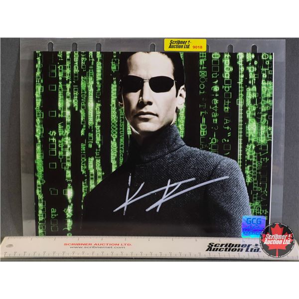 Autographed 8x10 Photo : The Matrix - Keanu Reeves (Certified : GCG)