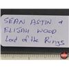 Image 6 : Autographed 8x10 Photo : Lord of the Rings - Sean Astin & Elijah Wood