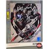 Image 1 : Autographed 8x10 Photo : The Avengers Johansson - Scarlett Johansson - Mark Ruffalo - Chris Evans - 
