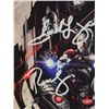 Image 2 : Autographed 8x10 Photo : The Avengers Johansson - Scarlett Johansson - Mark Ruffalo - Chris Evans - 