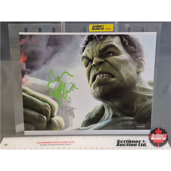 Autographed 8x10 Photo : Hulk - Mark Ruffalo