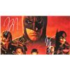 Image 2 : Autographed 8x10 Photos (2) : Batman - Ben Affleck & Jeremy Irons (Certified : GCG & KB Authentics)