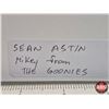 Image 5 : Autographed 8x10 Photo : Goonies - Sean Astin (Certified : GCG)
