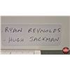 Image 10 : Autographed 8x10 Photos (2) : Deadpool & Wolverine - Ryan Reynolds & Hugh Jackman (Certified : GCG)