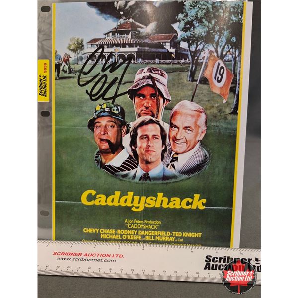 Autographed 8x10 Movie Poster : Caddyshack - Chevy Chase