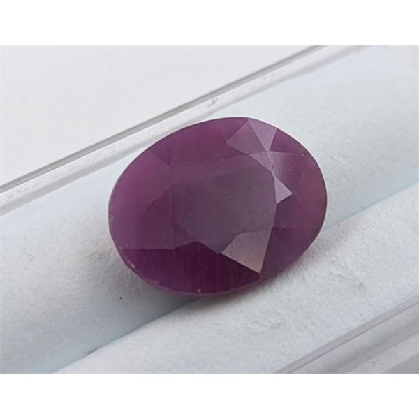 7.29 ct Certified Madagascar Ruby Gemstone Untreated ($8,850 Appraisal) (Inv #SR024)