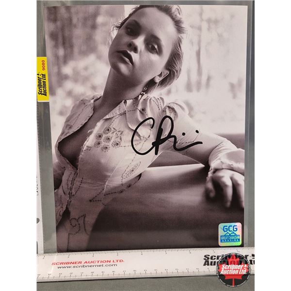 Autographed 8x10 Photo : Christina Ricci (Certified : GCG)