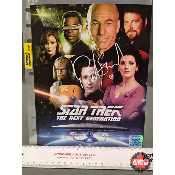 Autographed 8x10 Poster : Star Trek The Next Generation - Patrick Stewart (Certified : GCG)