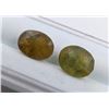 Image 1 : 8.9 ct Certified Yellow Sapphire Gemstone Pair ($11,125 Appraisal) (Inv #SR028)