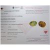 Image 2 : 8.9 ct Certified Yellow Sapphire Gemstone Pair ($11,125 Appraisal) (Inv #SR028)
