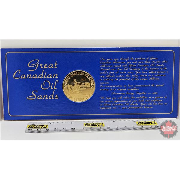 Great Canadian Oil Sands Medallion 1975