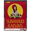 Image 1 : Single Sided Tin Sign : Sun Maid Raisins  (Measures : 16"H x 12-1/2"W)