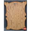 Image 3 : Vintage Elvis Presley Lacquered Wooden Plaque : Aloha From Hawaii (c. 1973) (Measures : 23"H x 17"W)