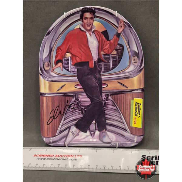 Elvis Presley Collector Plate : Rock-A-Hula Baby Juke Box Elvis (Bradford Exchange) (Measures : 8-1/