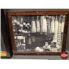 Image 2 : Collector Combo : - Glass Framed Tribal Mask - Vintage Framed Photograph - Italian Delicatessen (Lar