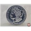 Image 2 : Novelty Large U.S. Replica Morgan Dollar Souvenir (Measures : 3" Dia)