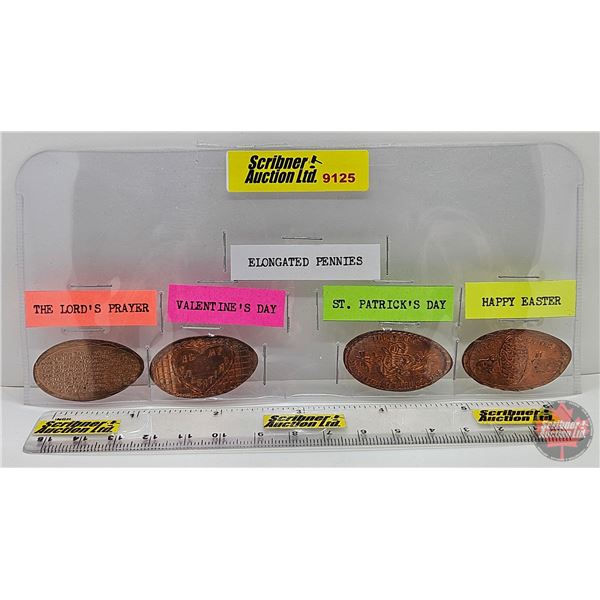 Elongated Penny Souvenir Collectibles :  - The Lord's Prayer  - Valentine's Day - St. Patrick's Day 