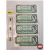 Image 1 : Canada $1 Bills 1967 Centennial (4 Bills) : Beattie/Rasminsky 1867 1967