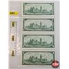 Image 4 : Canada $1 Bills 1967 Centennial (4 Bills) : Beattie/Rasminsky 1867 1967