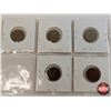 Image 3 : Canada One Cent (25) : Intermittent 1920's - 1940's (See Handwritten List in Photos)