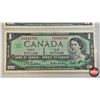 Image 3 : Canada $1 Bills 1967 (2): "GP" Prefix - Beattie/Rasminsky #GP2444799 - Beattie/Rasminsky #GP4832880