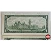 Image 5 : Canada $1 Bills 1967 (2): "GP" Prefix - Beattie/Rasminsky #GP2444799 - Beattie/Rasminsky #GP4832880